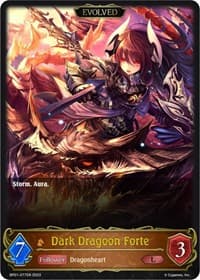 Dark Dragoon Forte (Evolved) - BP01: Advent of Genesis - Shadowverse: Evolve card