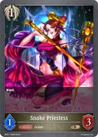 Snake Priestess - BP01: Advent of Genesis - Shadowverse: Evolve card