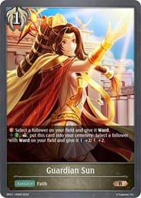 Guardian Sun - BP01: Advent of Genesis - Shadowverse: Evolve card