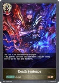 Death Sentence - BP01: Advent of Genesis - Shadowverse: Evolve card