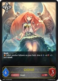 Gabriel - BP01: Advent of Genesis - Shadowverse: Evolve card