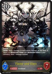 Flame and Glass - BP01: Advent of Genesis - Shadowverse: Evolve card