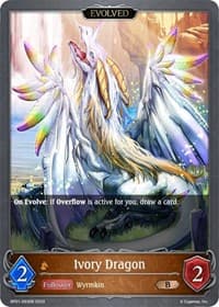 Ivory Dragon (Evolved) - BP01: Advent of Genesis - Shadowverse: Evolve card