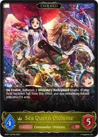 Sea Queen Otohime (Evolved) - BP01: Advent of Genesis - Shadowverse: Evolve card