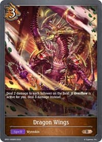 Dragon Wings - BP01: Advent of Genesis - Shadowverse: Evolve card