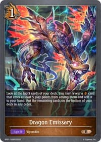 Dragon Emissary - BP01: Advent of Genesis - Shadowverse: Evolve card