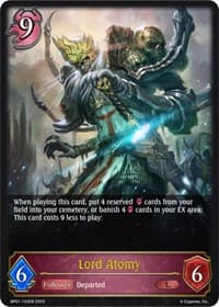 Lord Atomy - BP01: Advent of Genesis - Shadowverse: Evolve card