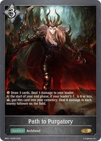 Path to Purgatory - BP01: Advent of Genesis - Shadowverse: Evolve card