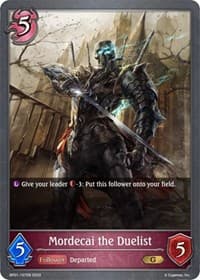 Mordecai the Duelist - BP01: Advent of Genesis - Shadowverse: Evolve card