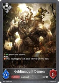 Goblinmount Demon - BP01: Advent of Genesis - Shadowverse: Evolve card