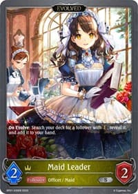 Maid Leader (Evolved) - BP01: Advent of Genesis - Shadowverse: Evolve card