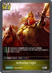 Arthurian Light - BP01: Advent of Genesis - Shadowverse: Evolve card