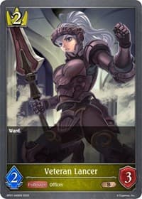Veteran Lancer - BP01: Advent of Genesis - Shadowverse: Evolve card