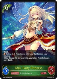 Aria, Fairy Princess - SD01: Regal Fairy Princess - Shadowverse: Evolve card
