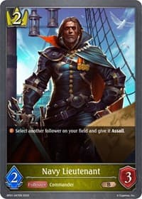 Navy Lieutenant - BP01: Advent of Genesis - Shadowverse: Evolve card