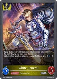 White General - SD02: Blade of Resentment - Shadowverse: Evolve card