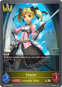 Fencer - SD02: Blade of Resentment - Shadowverse: Evolve card