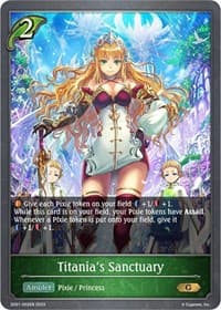 Titania's Sanctuary - SD01: Regal Fairy Princess - Shadowverse: Evolve card