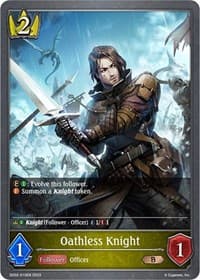 Oathless Knight - SD02: Blade of Resentment - Shadowverse: Evolve card
