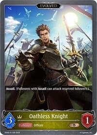 Oathless Knight (Evolved) - SD02: Blade of Resentment - Shadowverse: Evolve card