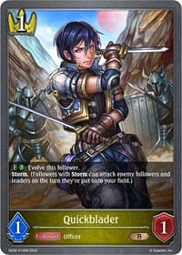 Quickblader - SD02: Blade of Resentment - Shadowverse: Evolve card