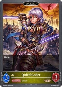 Quickblader (Evolved) - SD02: Blade of Resentment - Shadowverse: Evolve card