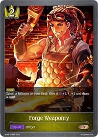 Forge Weaponry - SD02: Blade of Resentment - Shadowverse: Evolve card