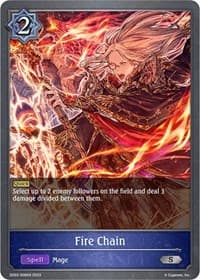 Fire Chain - SD03: Mysteries of Conjuration - Shadowverse: Evolve card