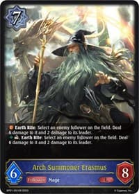 Arch Summoner Erasmus - BP01: Advent of Genesis - Shadowverse: Evolve card
