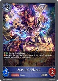 Spectral Wizard - P12 (Foil) - BP01: Advent of Genesis - Shadowverse: Evolve card