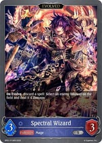 Spectral Wizard (Evolved) - P13EN (Foil) - BP01: Advent of Genesis - Shadowverse: Evolve card