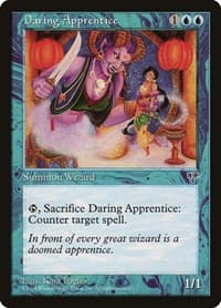 Daring Apprentice - Mirage - Magic: The Gathering card