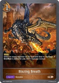Blazing Breath - P20EN (Foil) - BP01: Advent of Genesis - Shadowverse: Evolve card