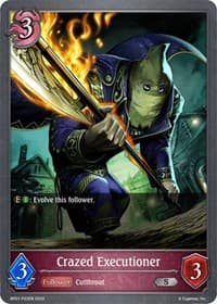 Crazed Executioner - P22EN (Foil) - BP01: Advent of Genesis - Shadowverse: Evolve card