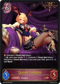 Queen Vampire - SD05: Waltz of the Undying Night - Shadowverse: Evolve card