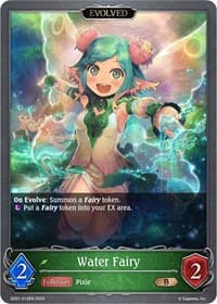 Water Fairy (Evolved) - SD01: Regal Fairy Princess - Shadowverse: Evolve card