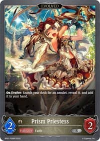 Prism Priestess - P28EN (Evolved) (Foil) - BP01: Advent of Genesis - Shadowverse: Evolve card