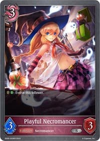 Playful Necromancer - SD05: Waltz of the Undying Night - Shadowverse: Evolve card
