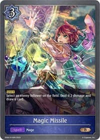 Magic Missile - SD03: Mysteries of Conjuration - Shadowverse: Evolve card