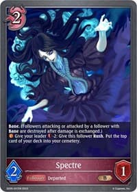 Spectre - SD05: Waltz of the Undying Night - Shadowverse: Evolve card