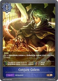 Conjure Golem - SD03: Mysteries of Conjuration - Shadowverse: Evolve card