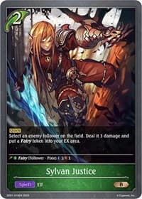 Sylvan Justice - SD01: Regal Fairy Princess - Shadowverse: Evolve card