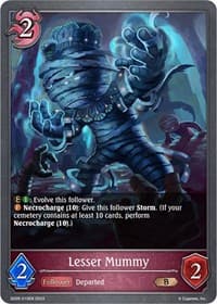 Lesser Mummy - SD05: Waltz of the Undying Night - Shadowverse: Evolve card