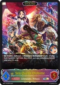 Sea Queen Otohime (SL) (Evolved) - BP01: Advent of Genesis - Shadowverse: Evolve card