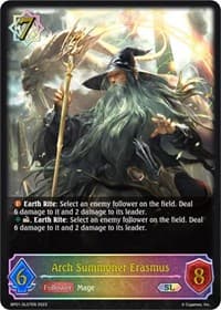 Arch Summoner Erasmus (SL) - BP01: Advent of Genesis - Shadowverse: Evolve card