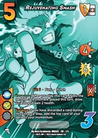 Rejuvenating Smash (Chrome Rare) - UniVersus: My Hero Academia: Undaunted Raid - UniVersus card