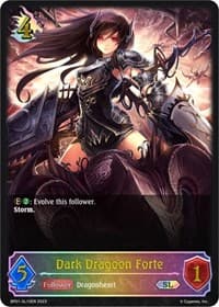 Dark Dragoon Forte (SL) - BP01: Advent of Genesis - Shadowverse: Evolve card