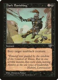 Dark Banishing - Mirage - Magic: The Gathering card
