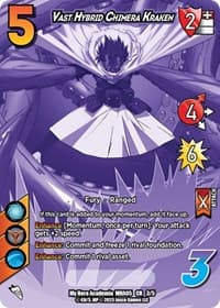 Vast Hybrid Chimera Kraken (Chrome Rare) - UniVersus: My Hero Academia: Undaunted Raid - UniVersus card
