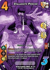 Stalagmite Piercer (Chrome Rare) - UniVersus: My Hero Academia: Undaunted Raid - UniVersus card
